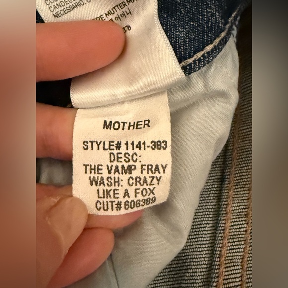 Mother The Vamp Fray in Crazy Like A Fox Size 31 - Picture 8 of 10